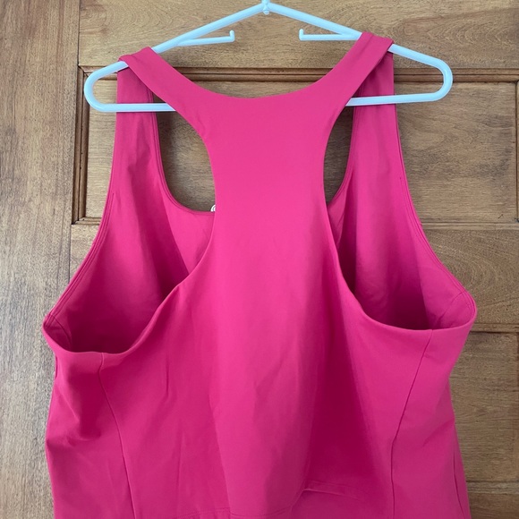 Women's Pink Adventure Performance Racerback Tank - Picture 2 of 8